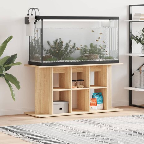 Aquariumstandaard Sonoma Eiken 120x40x60 cm Bewerkt Hout 1