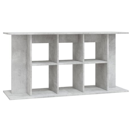 Aquariumstandaard Betongrijs 120x40x60 cm Bewerkt hout 2
