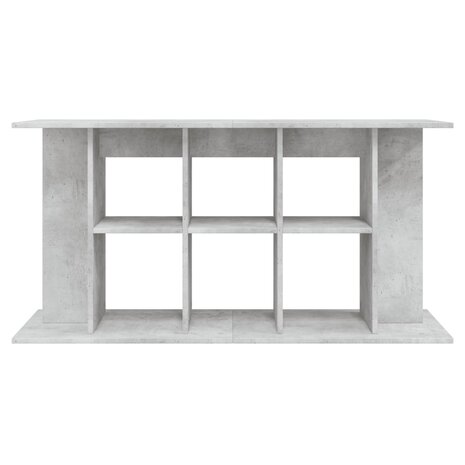 Aquariumstandaard Betongrijs 120x40x60 cm Bewerkt hout 4
