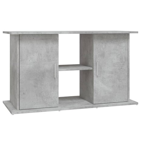 Aquariumstandaard Betongrijs 101x41x58 cm Bewerkt hout 2