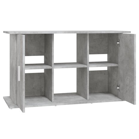 Aquariumstandaard Betongrijs 101x41x58 cm Bewerkt hout 6