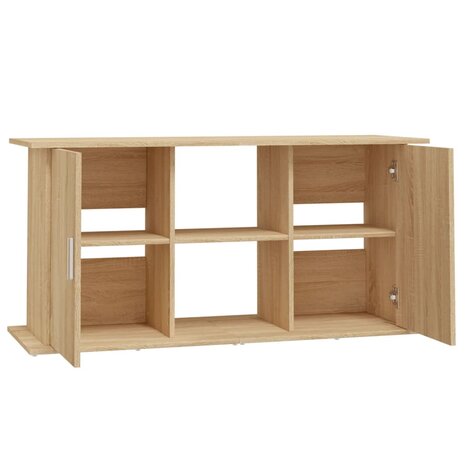 Aquariumstandaard Sonoma Eiken 121x41x58 cm Bewerkt Hout 6