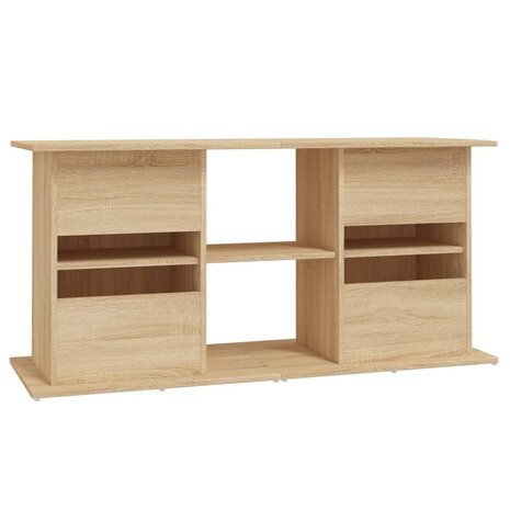 Aquariumstandaard Sonoma Eiken 121x41x58 cm Bewerkt Hout 8