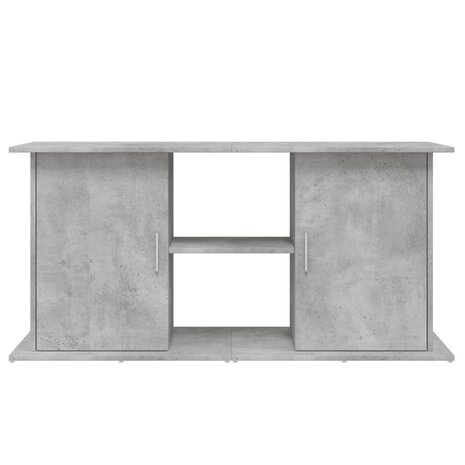 Aquariumstandaard Betongrijs 121x41x58 cm Bewerkt hout 5