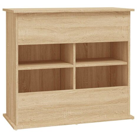 Aquariumstandaard Sonoma Eiken 81x36x73 cm Bewerkt Hout 8
