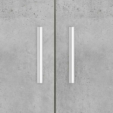 Aquariumstandaard Betongrijs 81x36x73 cm Bewerkt hout 9