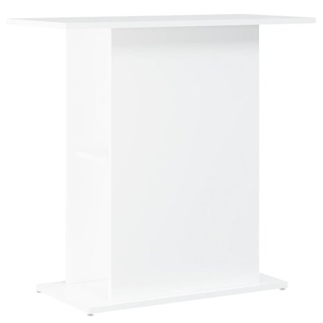 Aquariumstandaard Wit 75x36x72,5 cm Bewerkt Hout 2