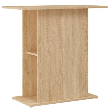 Aquariumstandaard Sonoma Eiken 75x36x72,5 cm Bewerkt Hout 2