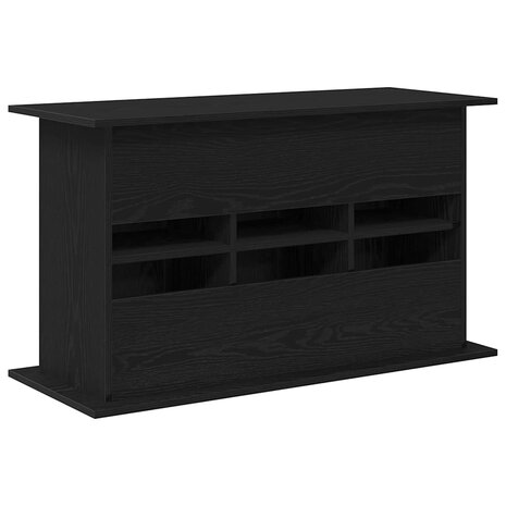 Aquariumstandaard Zwart Eiken 101x41x58 cm Bewerkt Hout 8