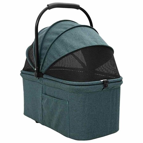 Opvouwbare Huisdierenwagen Groen 78 x 54 x 101 cm Polyester 4