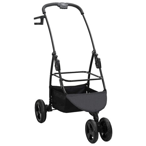 Opvouwbare Huisdierenwagen Zwart 78 x 54 x 101 cm Polyester 5