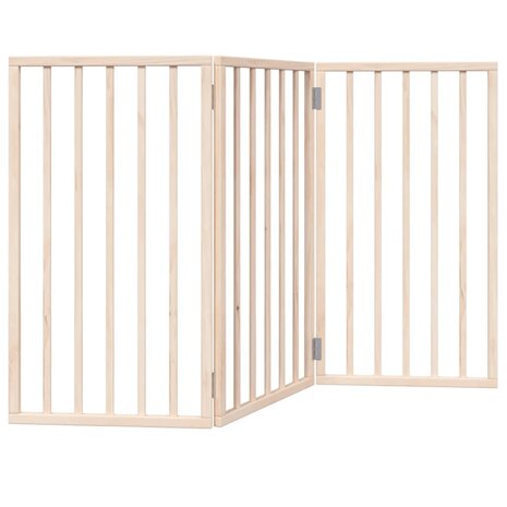 Hondenhek opvouwbaar 3 panelen 150 cm populierenhout 6