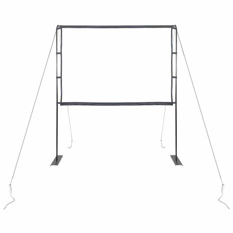 Projectiescherm met standaards 84 inch 4:3 3