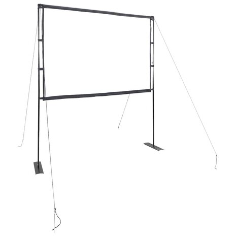Projectiescherm met standaards 90 inch 4:3 1