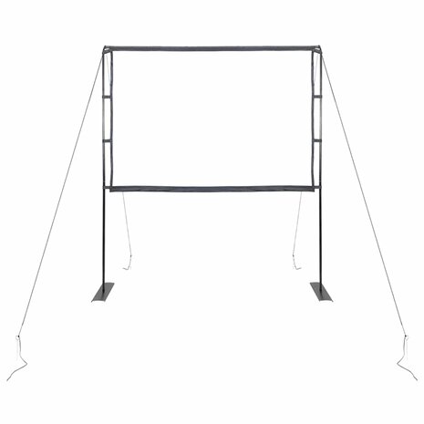 Projectiescherm met standaards 90 inch 4:3 3