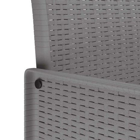 Tuinstoel 2 pcs Lichtgrijs 53 x 49 x 85 cm Polypropyleen 9