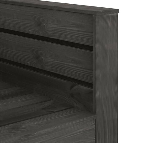2-delige Loungeset pallet ge&iuml;mpregneerd grenenhout grijs 6
