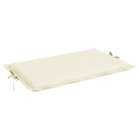 Ligbedkussen 186x58x4 cm oxford stof cr&egrave;mekleurig 6
