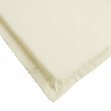 Ligbedkussen 186x58x4 cm oxford stof cr&egrave;mekleurig 8