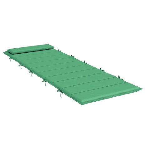 Ligbedkussen 180x60x4 cm oxford stof groen 4