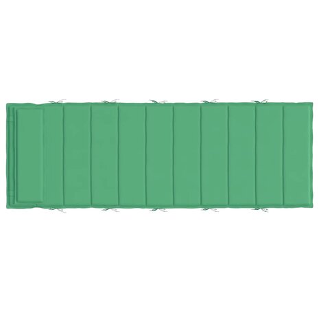 Ligbedkussen 180x60x4 cm oxford stof groen 5