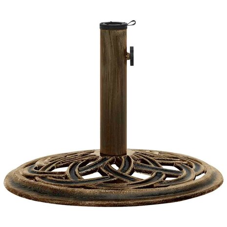 Parasolvoet 44x44x31 cm gietijzer bronskleurig 2