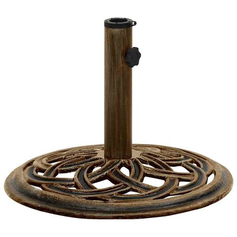Parasolvoet 44x44x31 cm gietijzer bronskleurig 4
