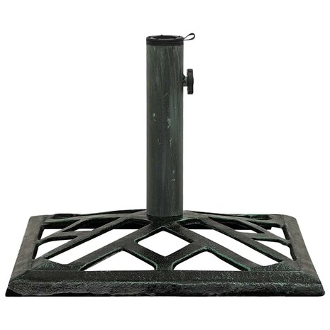 Parasolvoet 44x44x31 cm gietijzer groen 2
