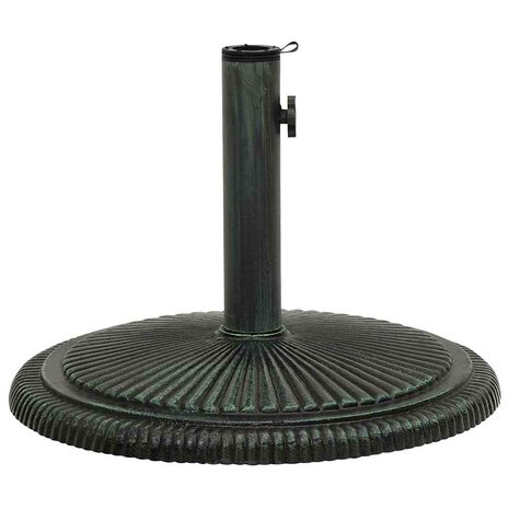 Parasolvoet 45x45x30 cm gietijzer groen 2