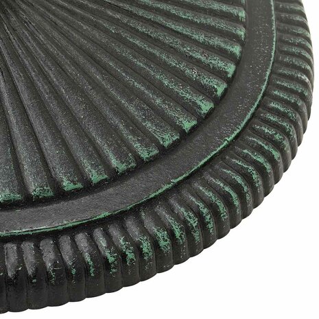 Parasolvoet 45x45x30 cm gietijzer groen 7