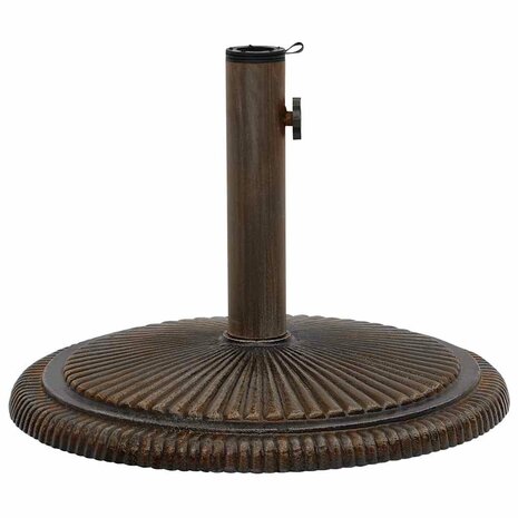 Parasolvoet 45x45x30 cm gietijzer bronskleurig 4