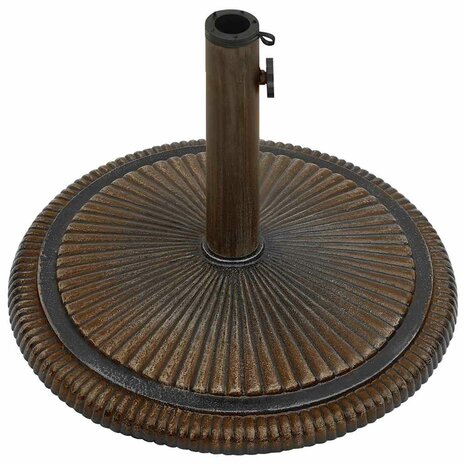 Parasolvoet 45x45x30 cm gietijzer bronskleurig 5
