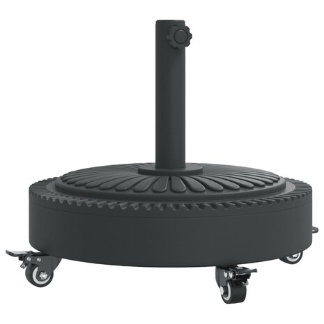 Parasolvoet met wielen voor stok van &Oslash;38 / 48 mm 27 kg rond 2