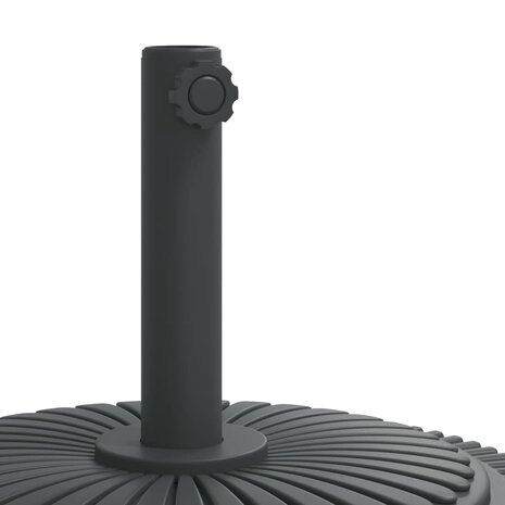Parasolvoet met wielen voor stok van &Oslash;38 / 48 mm 27 kg rond 7