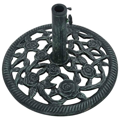 Parasolvoet 9 kg 40 cm gietijzer groen 5