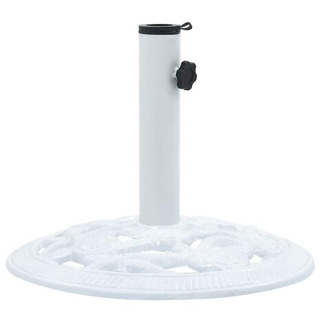 Parasolvoet 9 kg 40 cm gietijzer wit 4