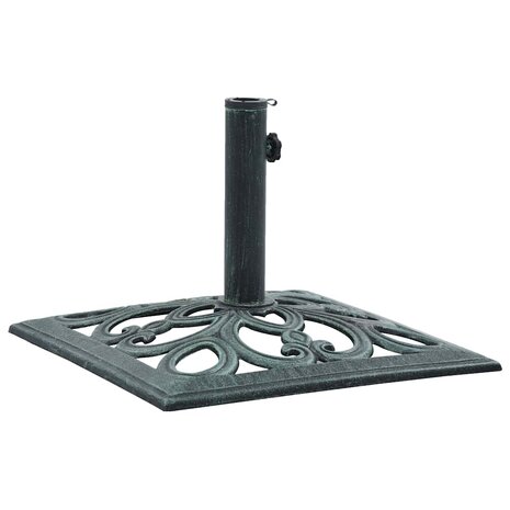 Parasolvoet 12 kg 49 cm gietijzer groen 2