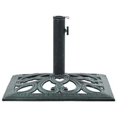 Parasolvoet 12 kg 49 cm gietijzer groen 5