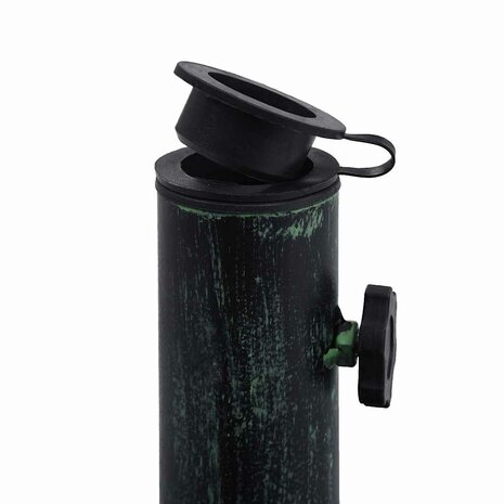 Parasolvoet 12 kg 49 cm gietijzer groen 7