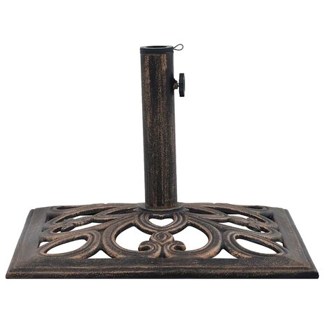 Parasolvoet 12 kg 49 cm gietijzer bronskleurig 3