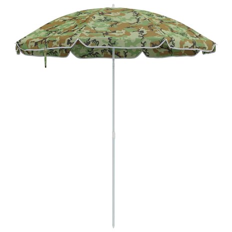Strandparasol Camouflage 206 x 206 x 212 cm Polyester en Metaal 2