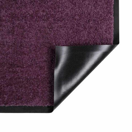 Deurmat Bordeauxrood 60 x 40 x 1.2 cm Teddy Stof 5
