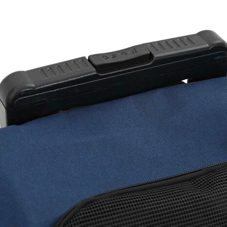 Huisdierentrolley 3-in-1 48x32x(57-106) cm oxford stof blauw 9