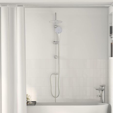 Doucheset Zilver 47 x 20 x 95 cm Roestvrij staal 1