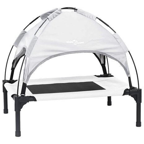 Hondenbed Zilvergrijs 76 x 62 x 70,5 cm Staal 2