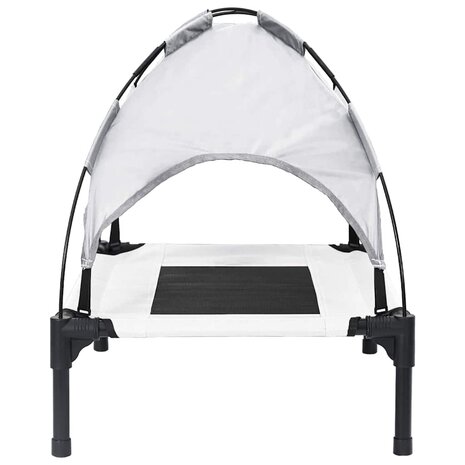 Hondenbed Zilvergrijs 76 x 62 x 70,5 cm Staal 5