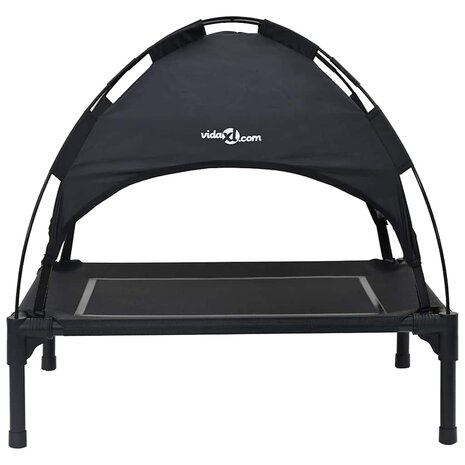 Hondenbed Zwart 71 x 64 x 71 cm Staal 4