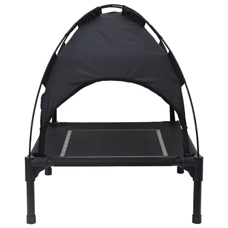 Hondenbed Zwart 71 x 64 x 71 cm Staal 5