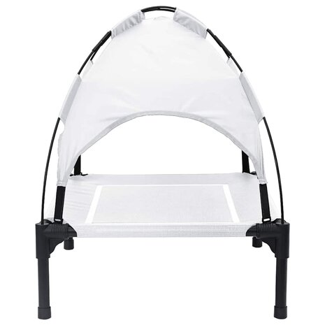 Hondenbed Zilvergrijs 63 x 49,5 x 60 cm Staal 5