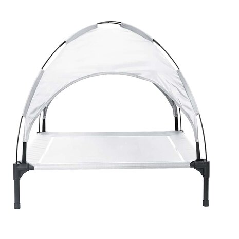 Hondenbed Zilvergrijs 90 x 81 x 80,5 cm Staal 5